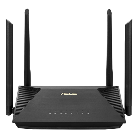 ASUS RT-AX52 (AX1800) Dual Band WiFi 6 Extendable Router, Instant Guard